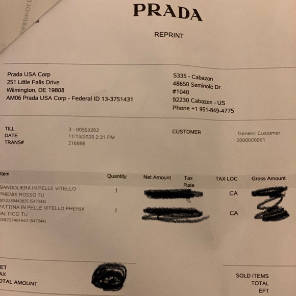 Prada - authentic crossbody bag NEW - Picture 5 of 5